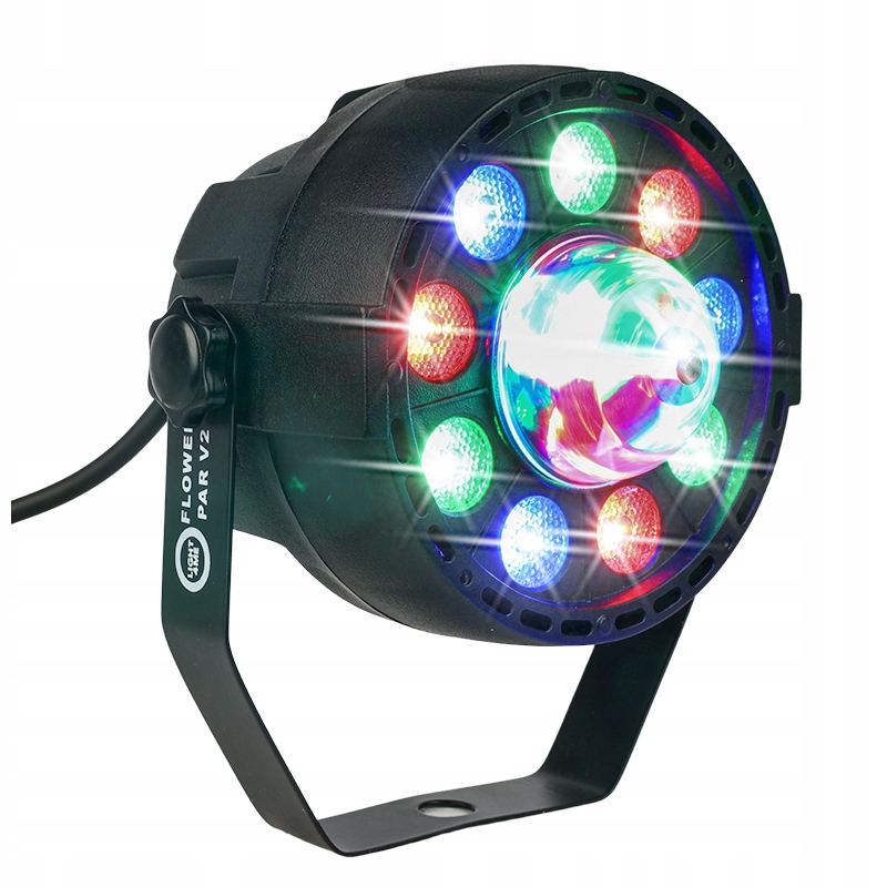 Światła Dyskotekowe Kolorofon Kula Disco Efekt Led Rgb Flower Par DMX