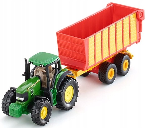 

Siku 1650 Traktor z przyczepą transportową 1:87