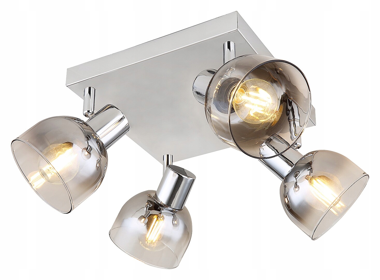 Stropní svítidlo chrom kouřové sklo E14 4x40W Tarien 3250 Rabalux