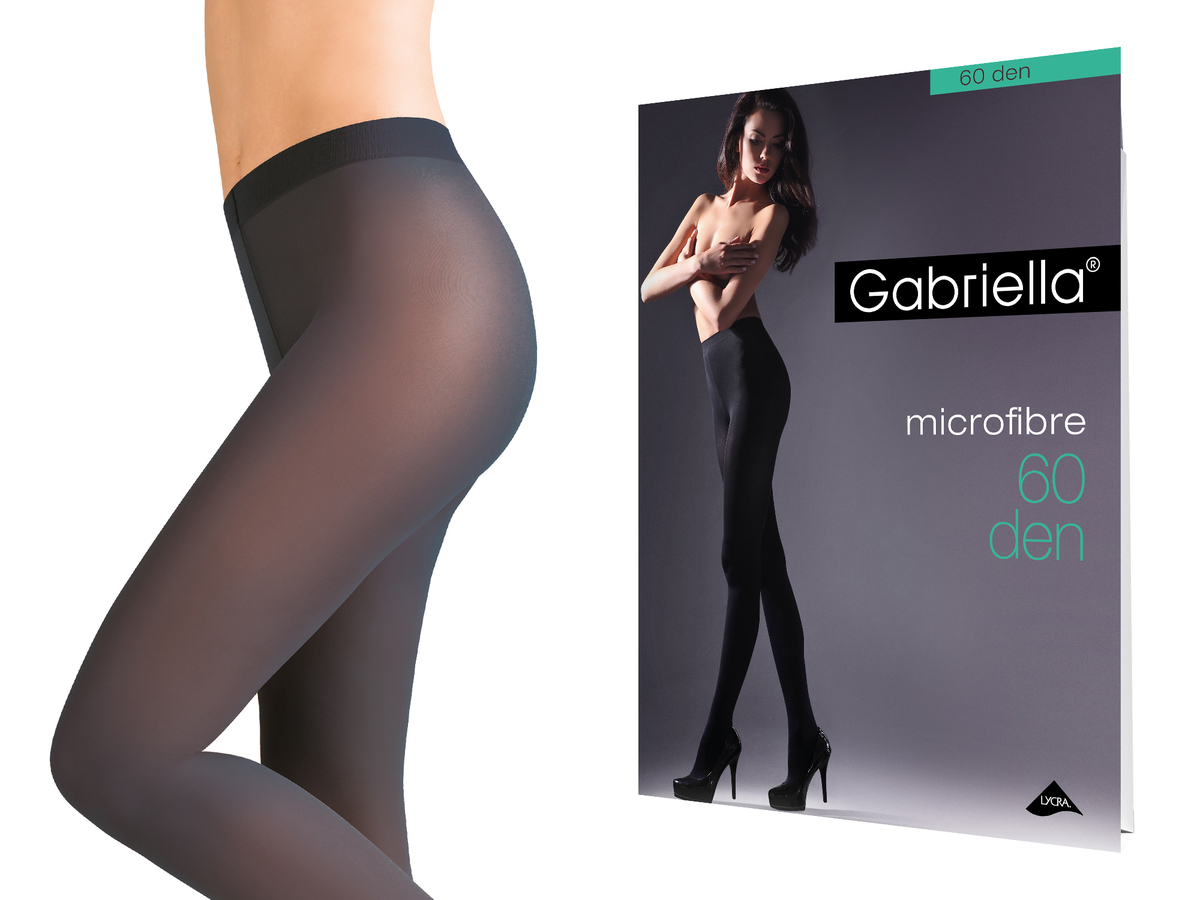

Rajstopy Gabriella Microfibre 60 den Grafit 5