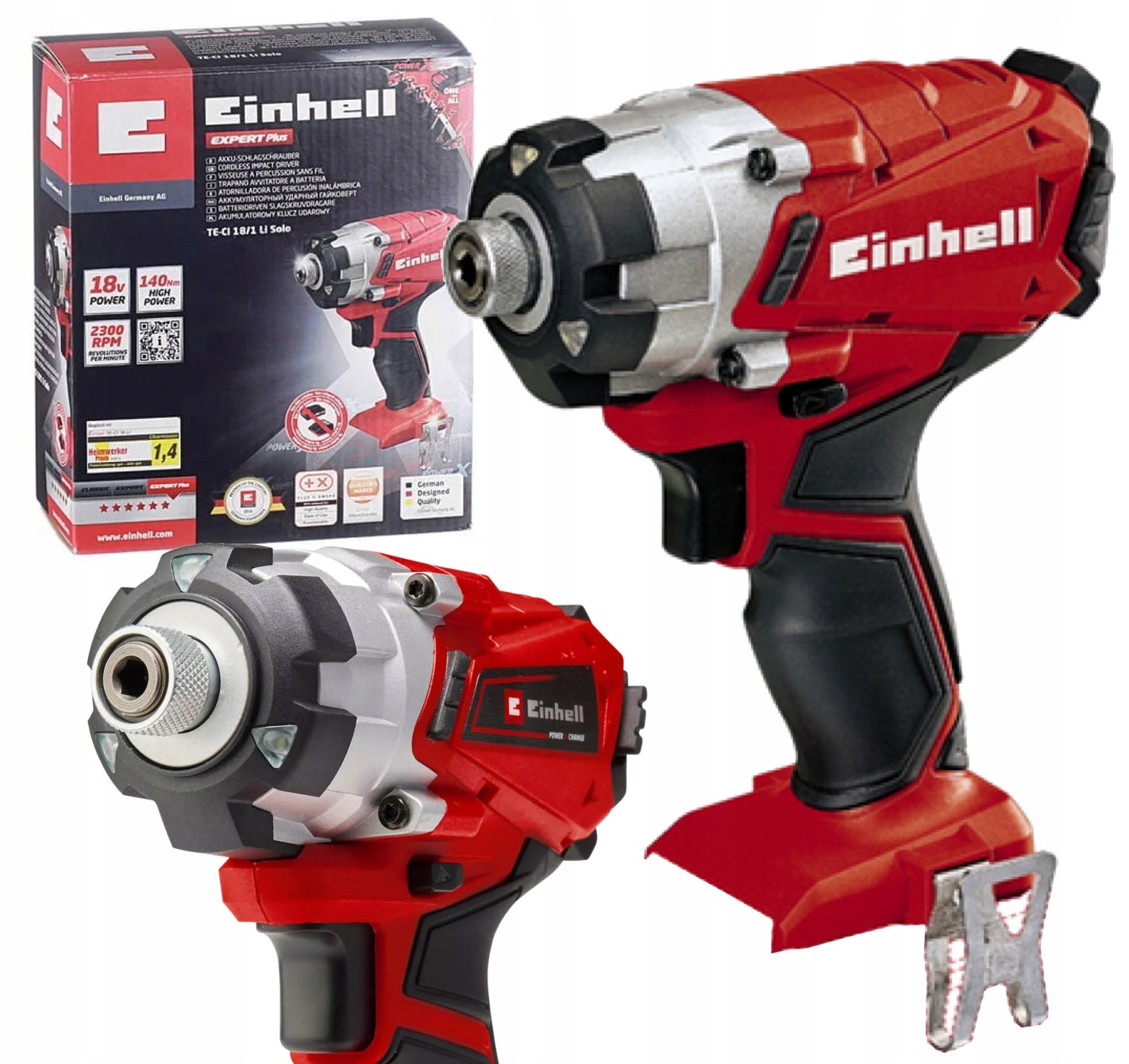 Einhell Akumulátorový Rázový Uťahovák Klúč Te-ci 18/1 Li-Solo 18V 140Nm