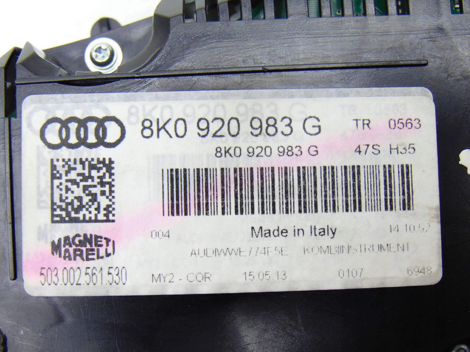 dials dials AUDI A4 B8 LIFT 2.0 TDI 8K0920983G
