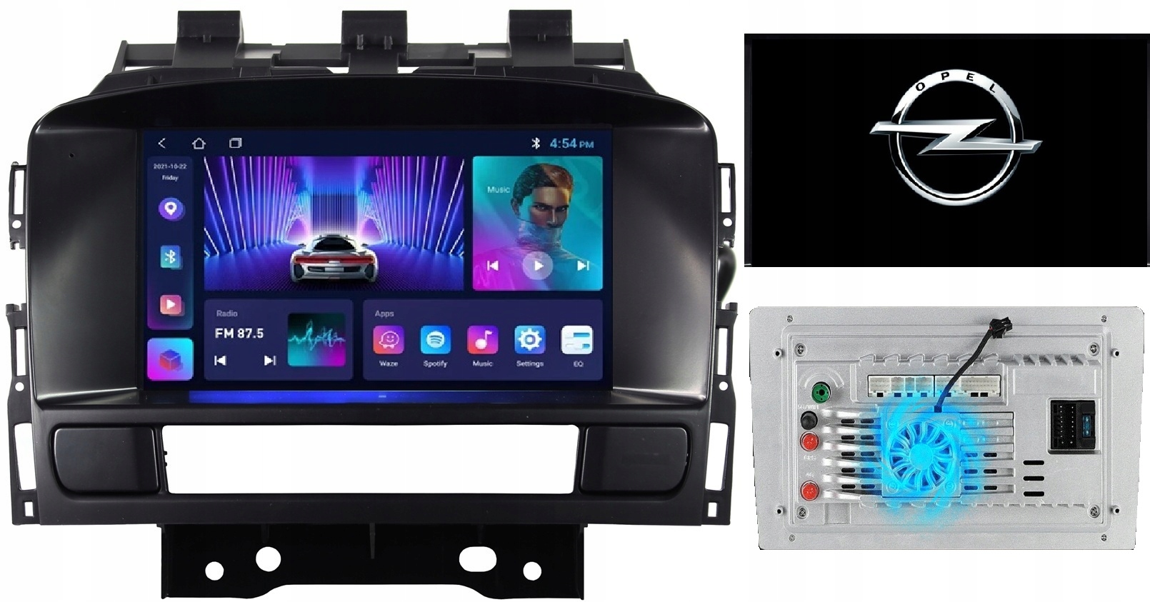 Radio Nawigacja Gps Android Opel Astra J 2009-2019 Kamera+wentylator 2/64GB