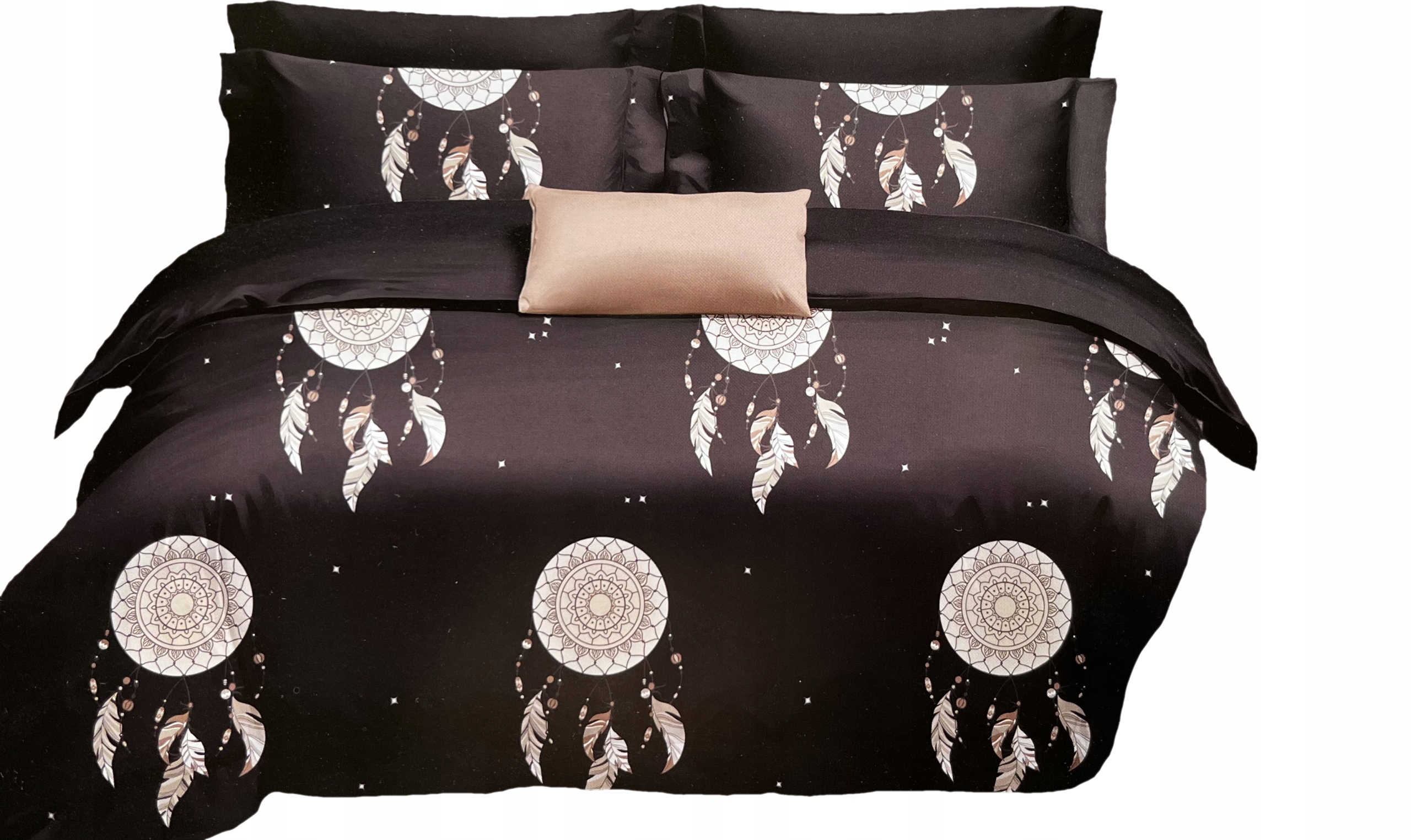 Povlečení 200X220 Bavlna Saténová Povlečení Sada Povlečení Lapač Snů