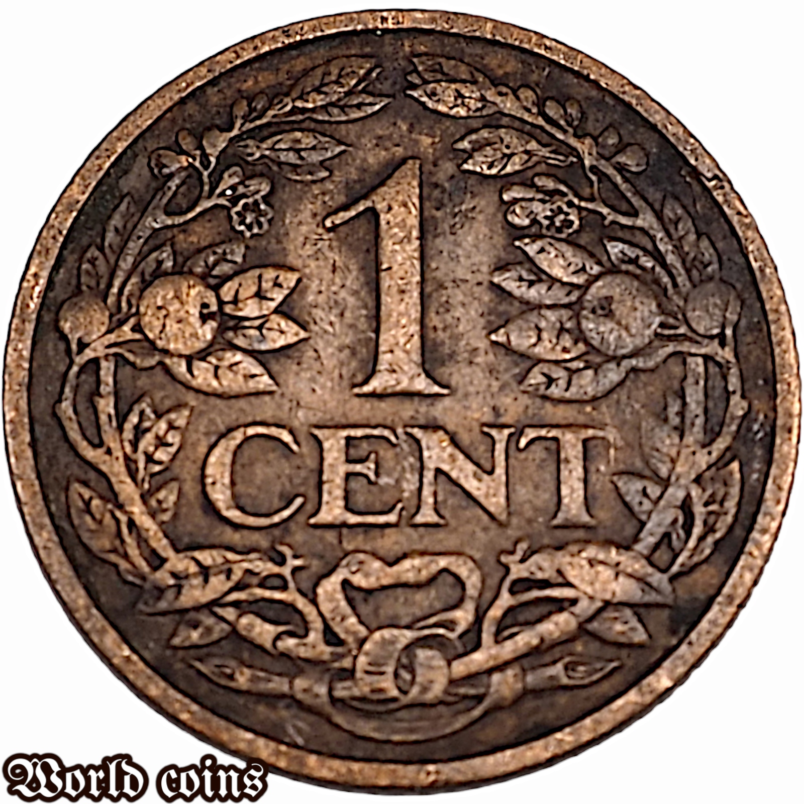 1 CENT 1925 HOLANDIA