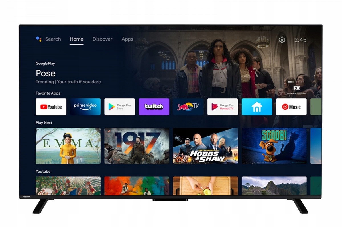TOSHIBA Telewizor LED 65 cali 65UA2363DG