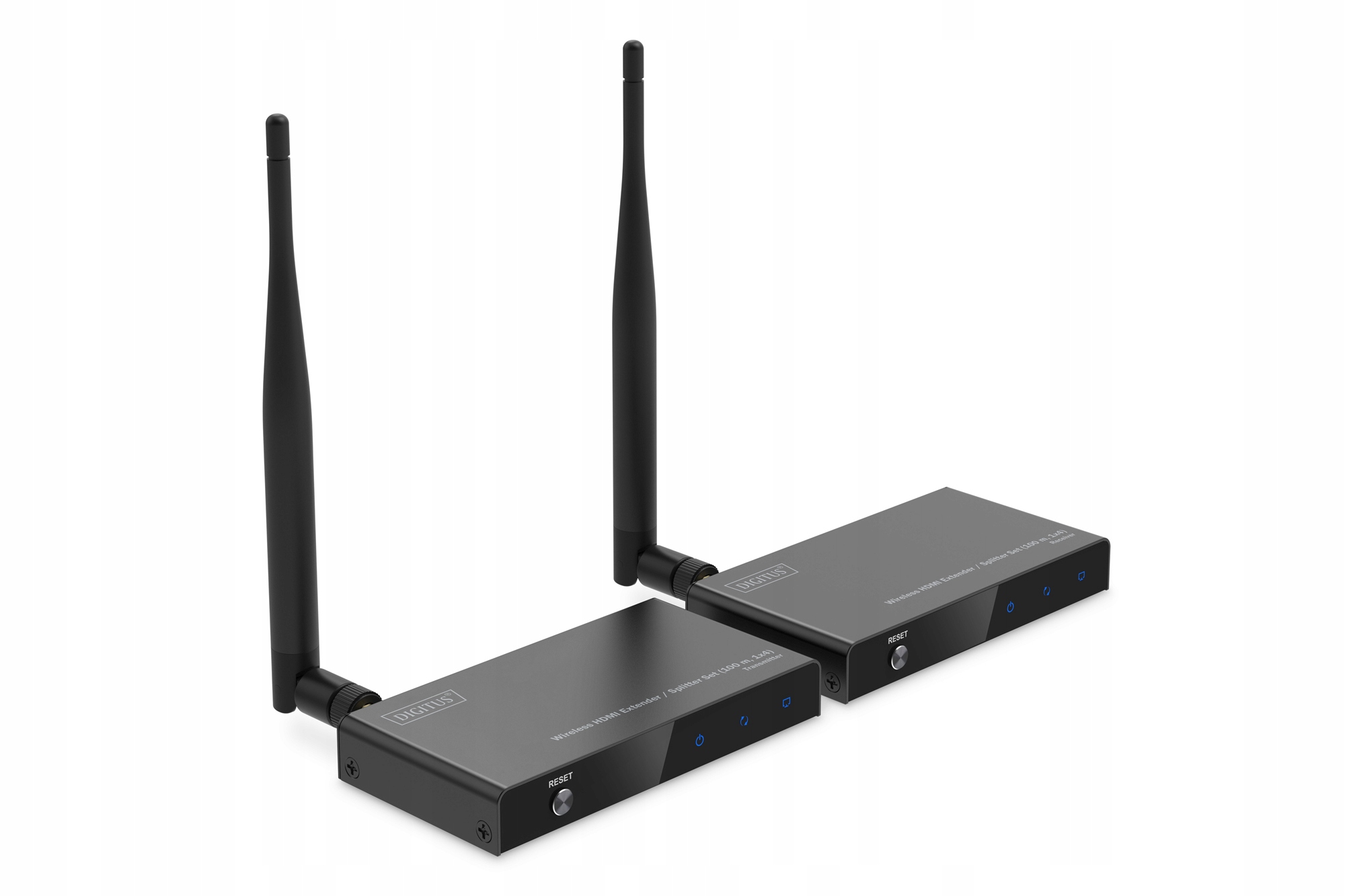 Digitus Wireless Hdmi Extender/Splitter Set (100m, 1x4) DS-55346 Black
