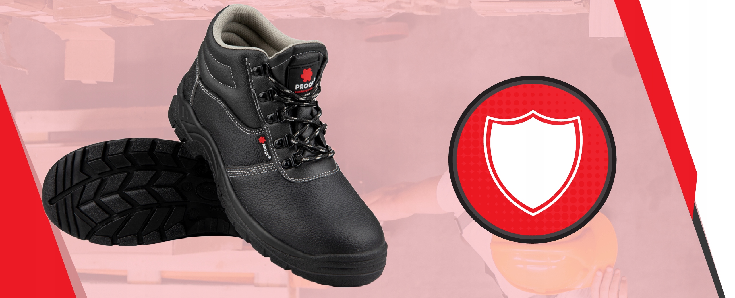 BUTY ROBOCZE MĘSKIE WODOODPORNE TRZEWIKI PROOF STARK PODNOSKIEM 42 +WKŁADKA Kolekcja STARK