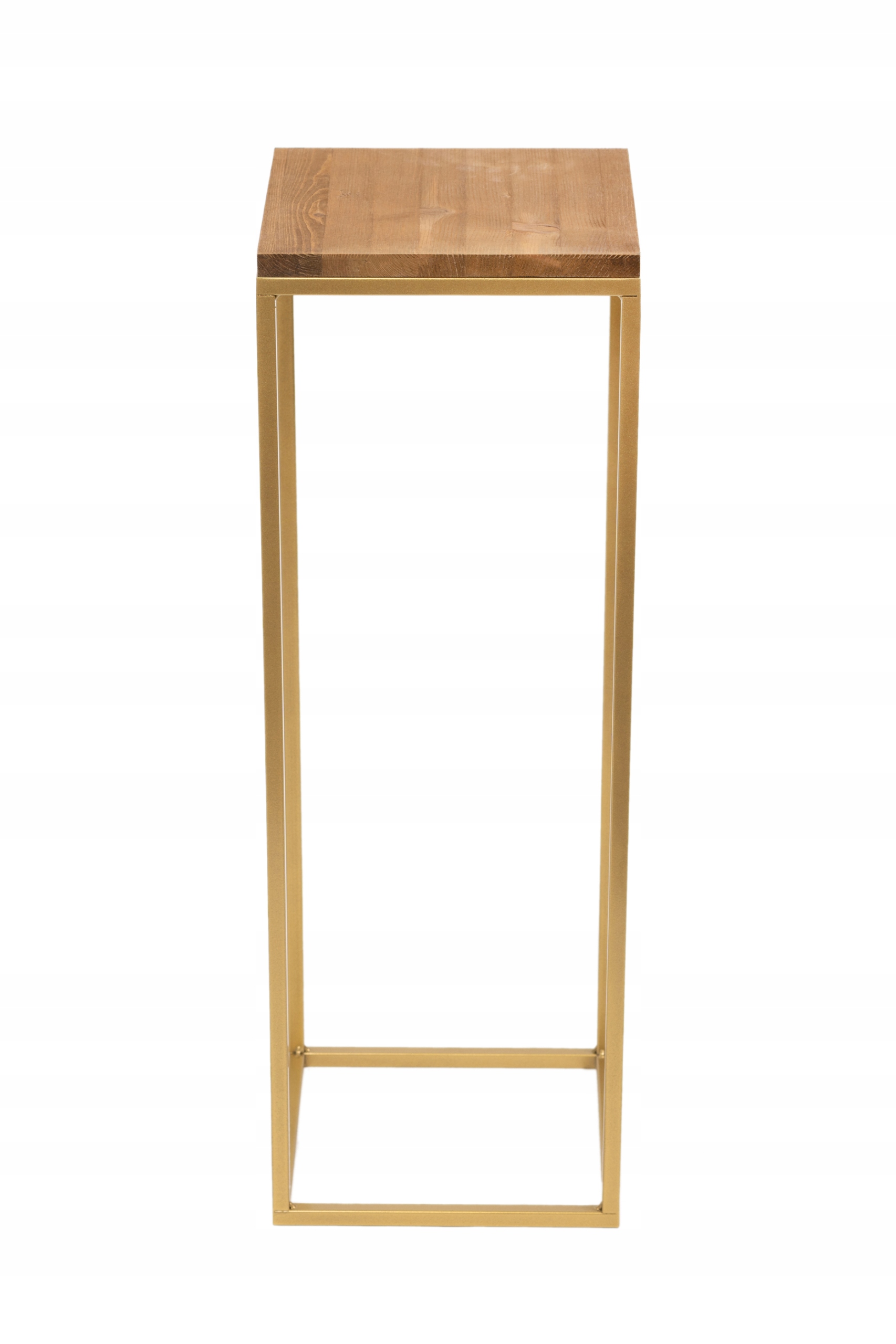 Držák Na Květináč Kovový Stojan Na Květiny Zlatý 70 CM Loft Polský