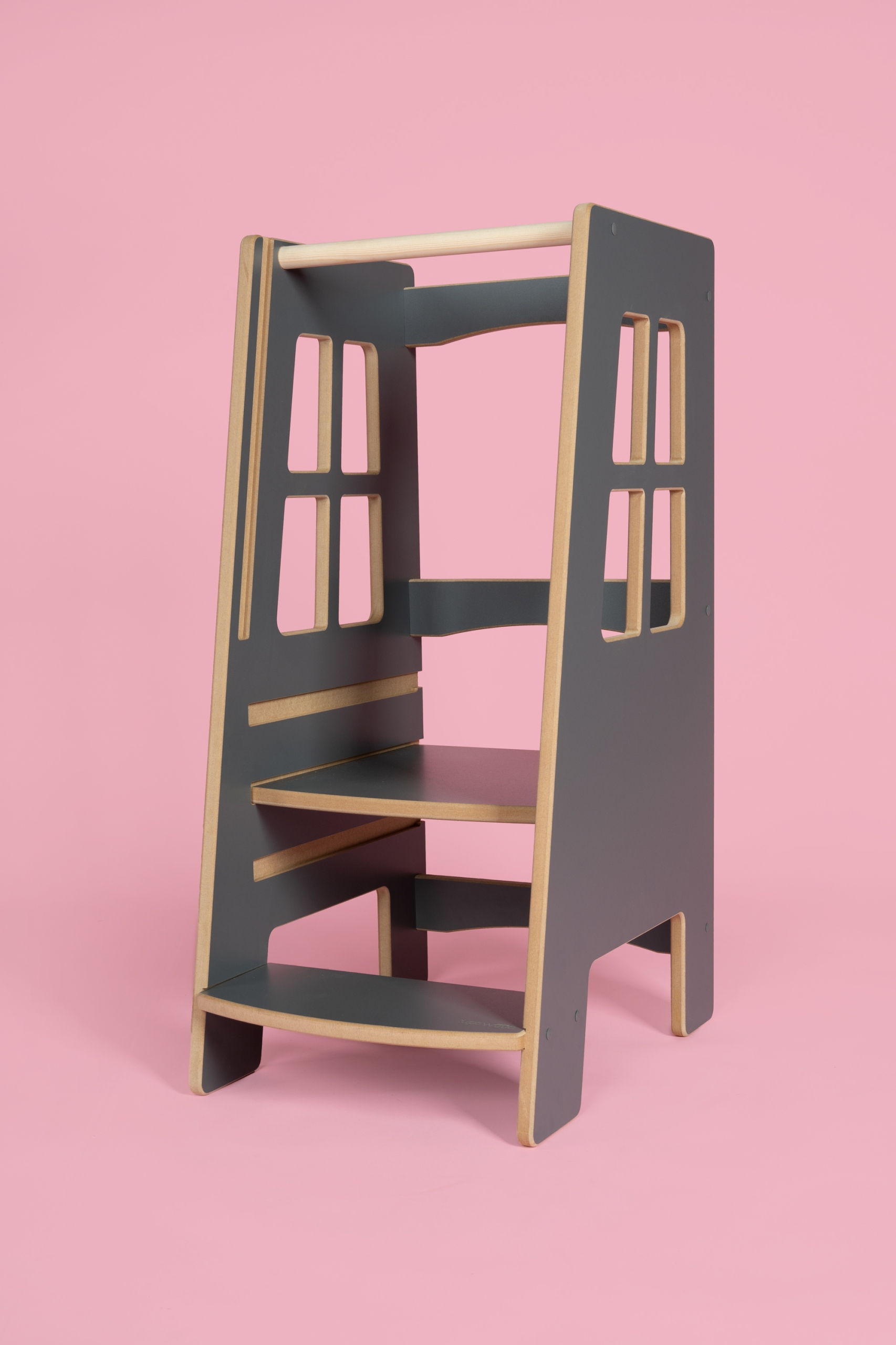 Pomocnik Kuchenny Kitchen Helper Solidny Podest MDF Szary Tuptiwood Kod producenta KH ES_szary