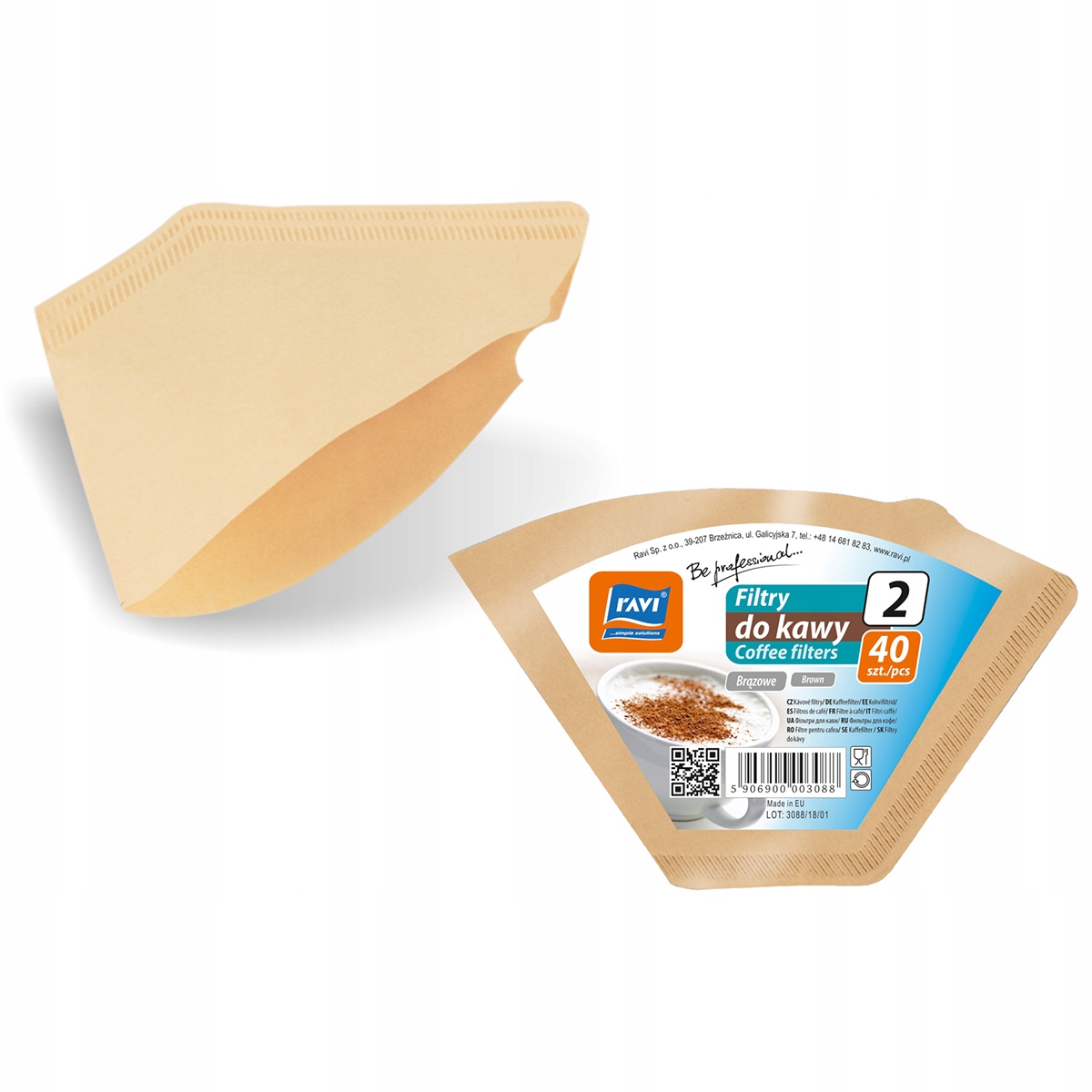 

Filtr Do Kawy Nr 2 Papierowy 40 Szt.