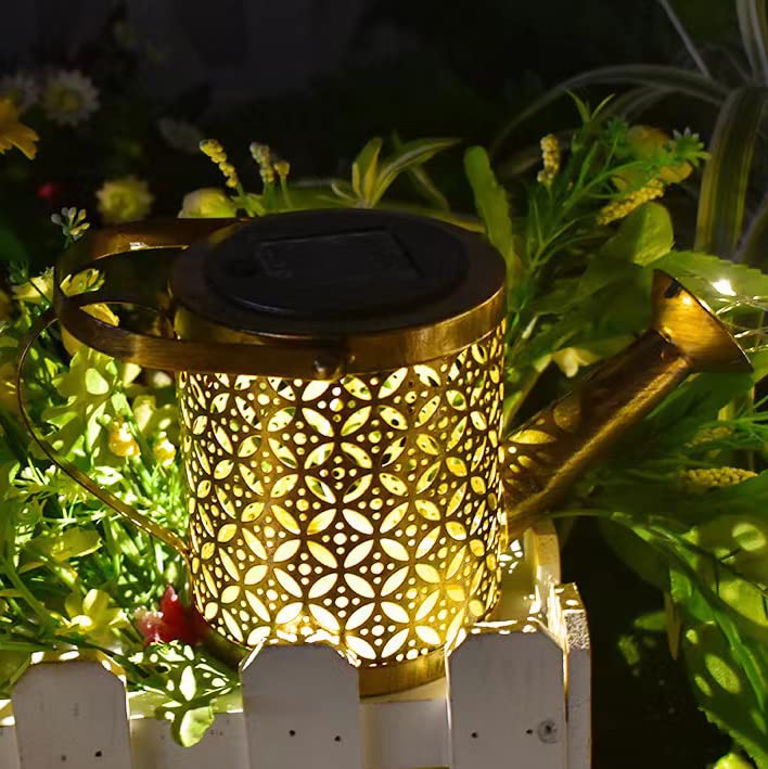 SOLAR Konewka LED Zewnętrzna Wodoodporna Lampa Ogrodowa Dekoracyjna — miniatura 6