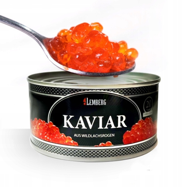 Červený kaviár z lososa Gorbusza Lemberg 300 g