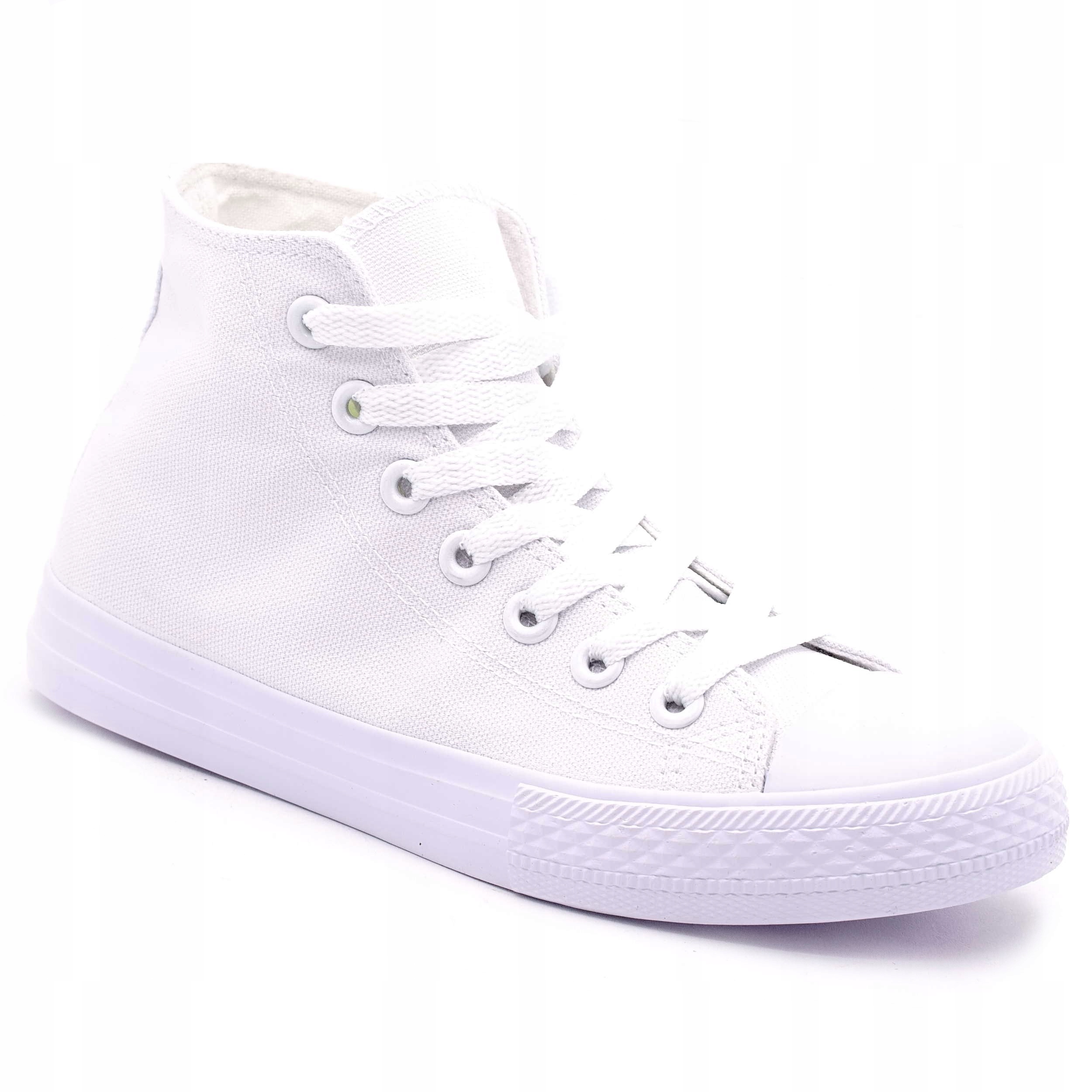 

Białe trampki All White tenisówki Jakość r. 42