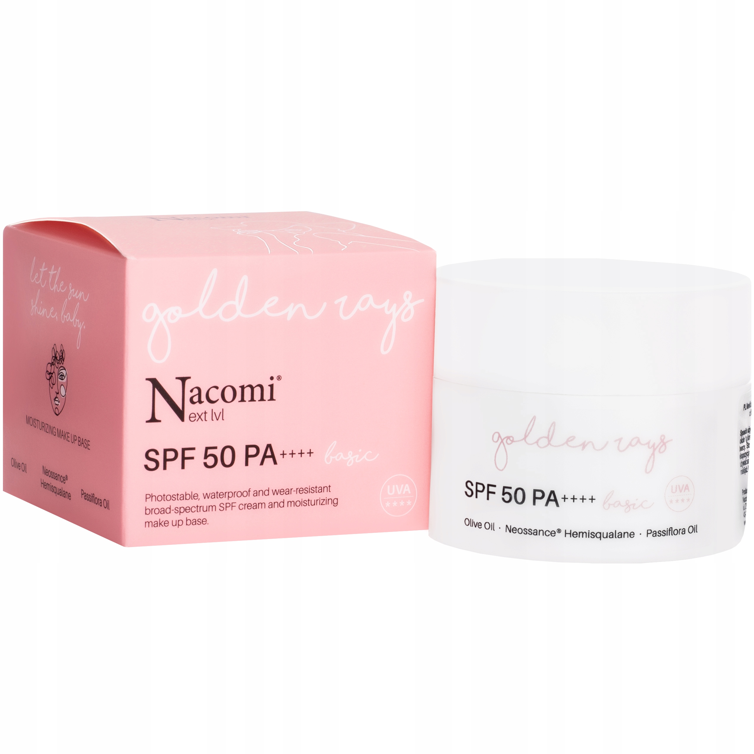 

Nacomi Next Level Sfp 50 Uv Basic krem 50ml
