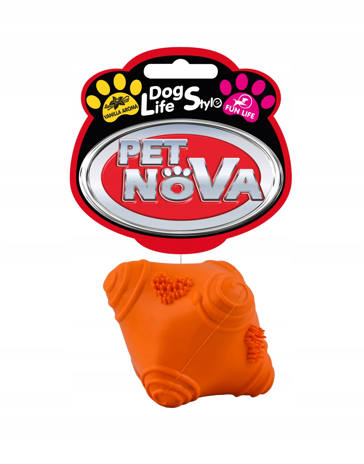 

Pet Nova Piłka wariatka 5cm pomarańczowa zabawka