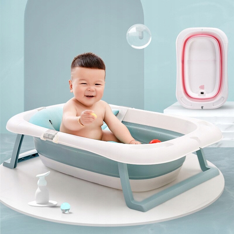 Składana wanienka TERMOMETR poduszka niebieska Rodzaj klasyczna