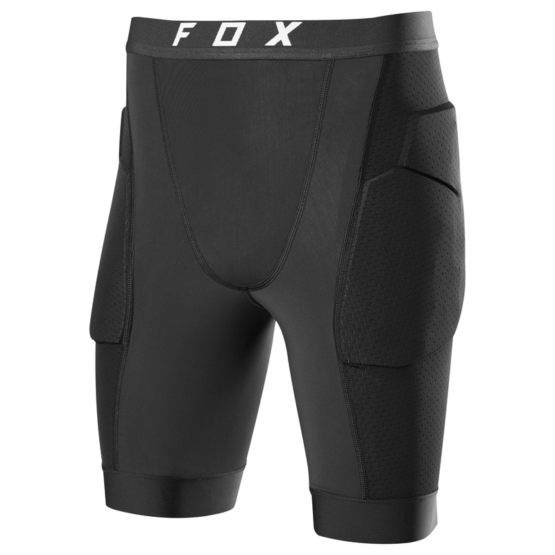 Šortky S Chráničmi Fox Baseframe Pro Black (L)
