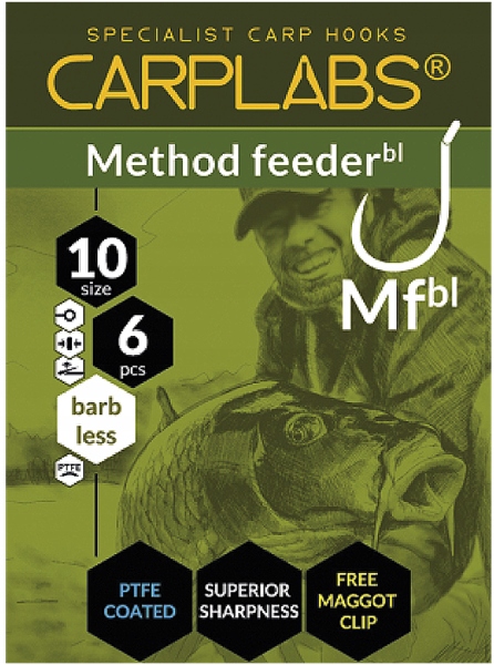 Carplabs Haczyk Method Feeder Barbless 14 Tco OP.6