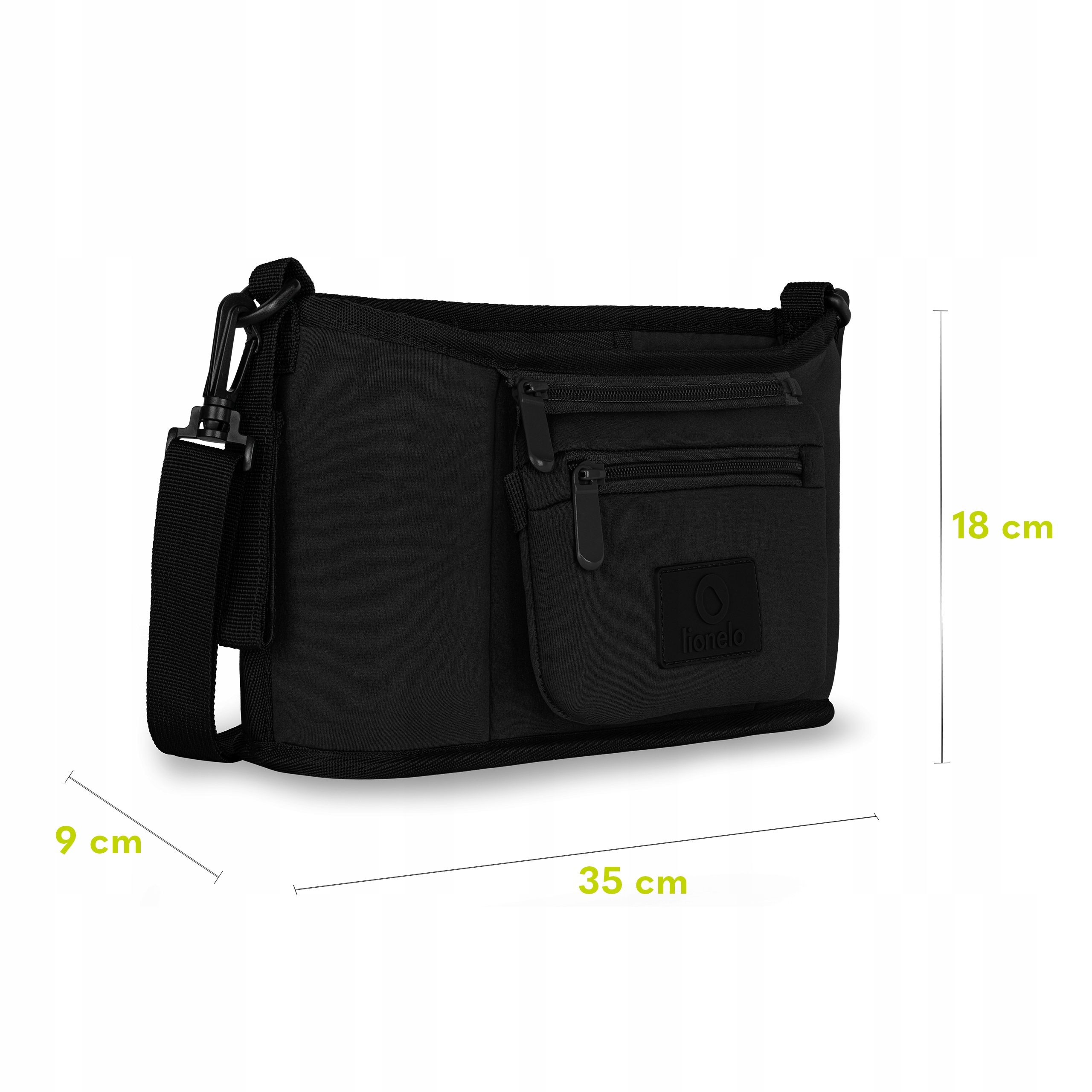 ORGANIZER TORBA DO WÓZKA LIONELO LITTLE CUBE Wzór dominujący bez wzoru