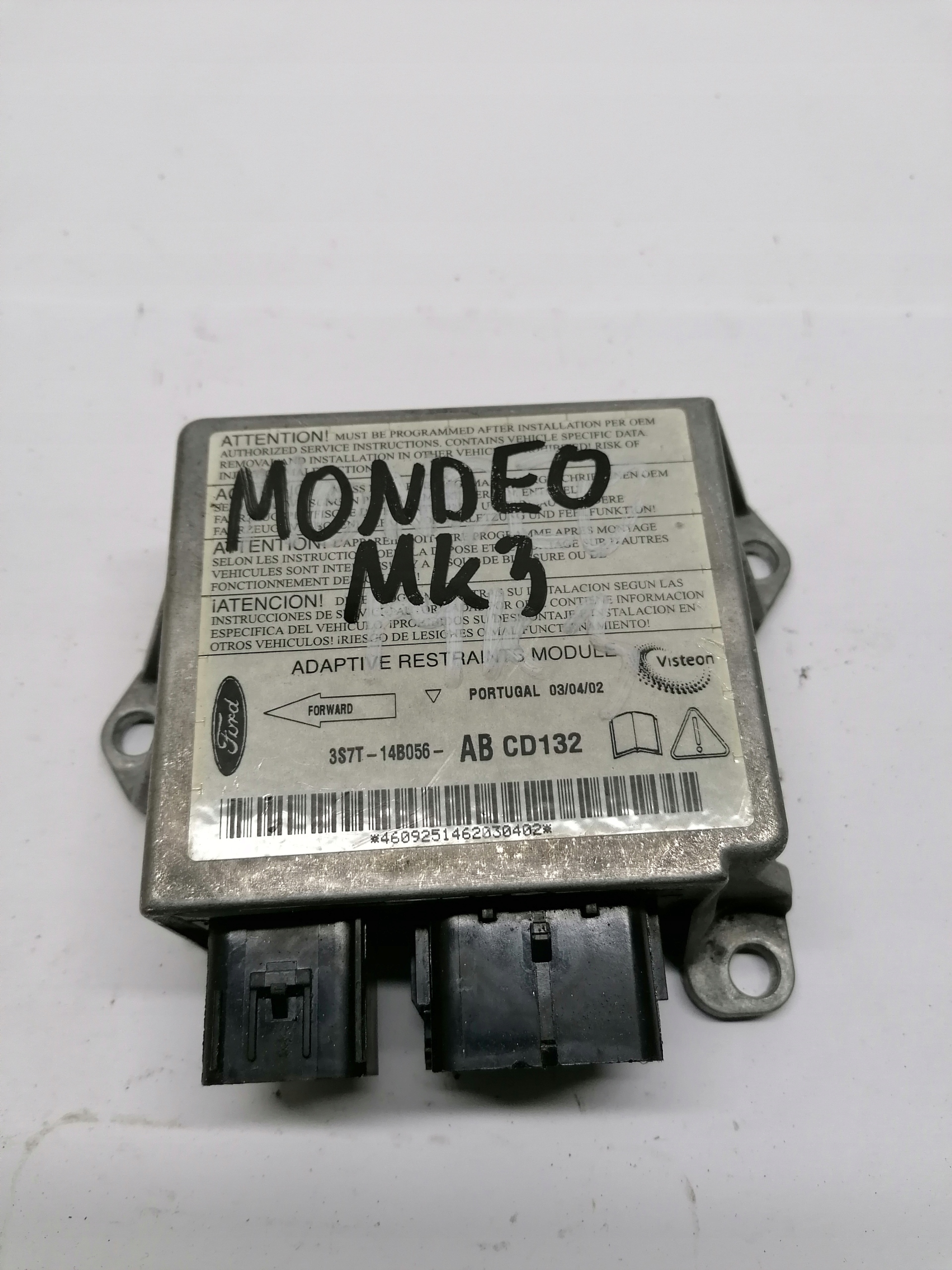 module airbag FORD MONDEO MK3 3S7T-14B056-AB
