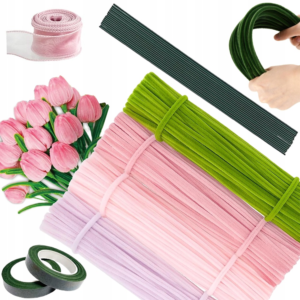 Kreativní Drátky Sada 400 Kusů Pro Diy Kytice Pro Speciální Akce