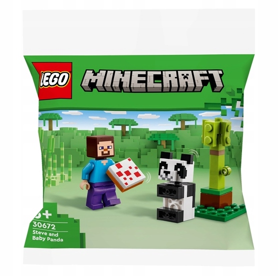 LEGO Minecraft 30672 Steve i mała panda / polybag