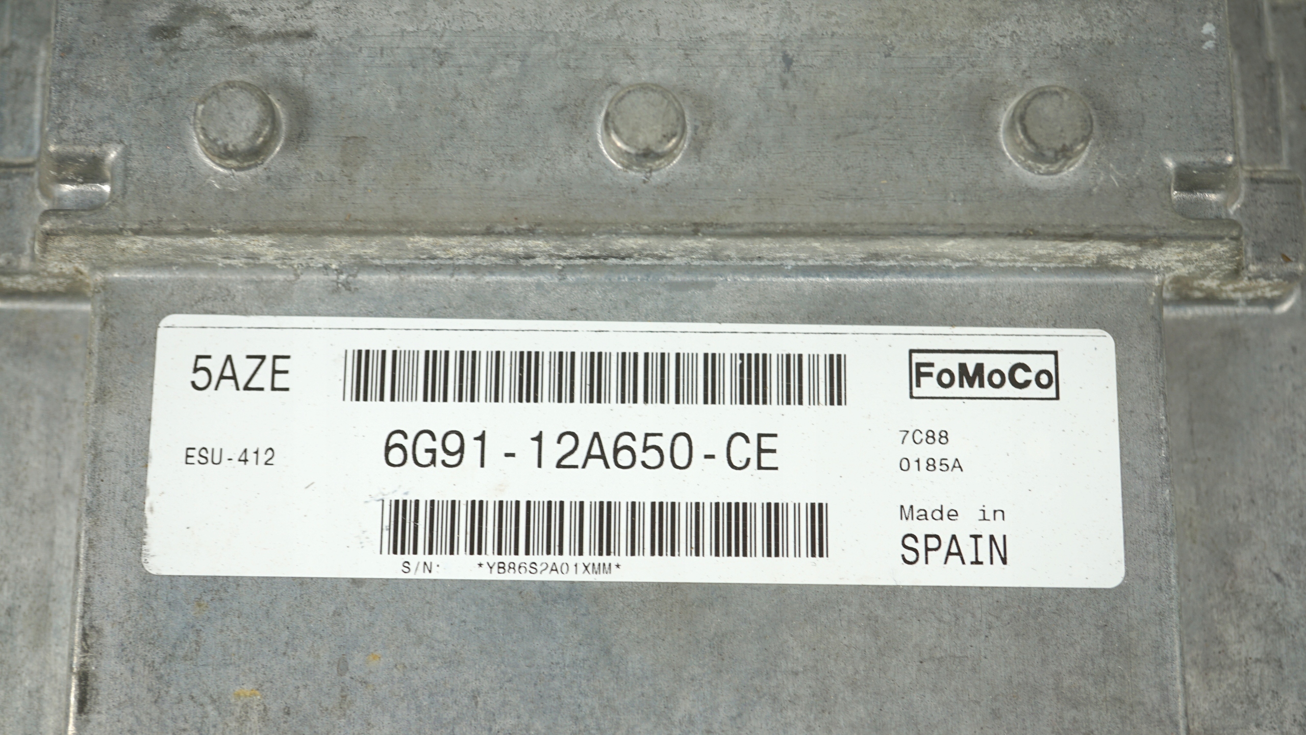 computer control unit of the engine FORD MONDEO MK4 IV 4 1.8 16V 6G91-12A650-CE 5AZE