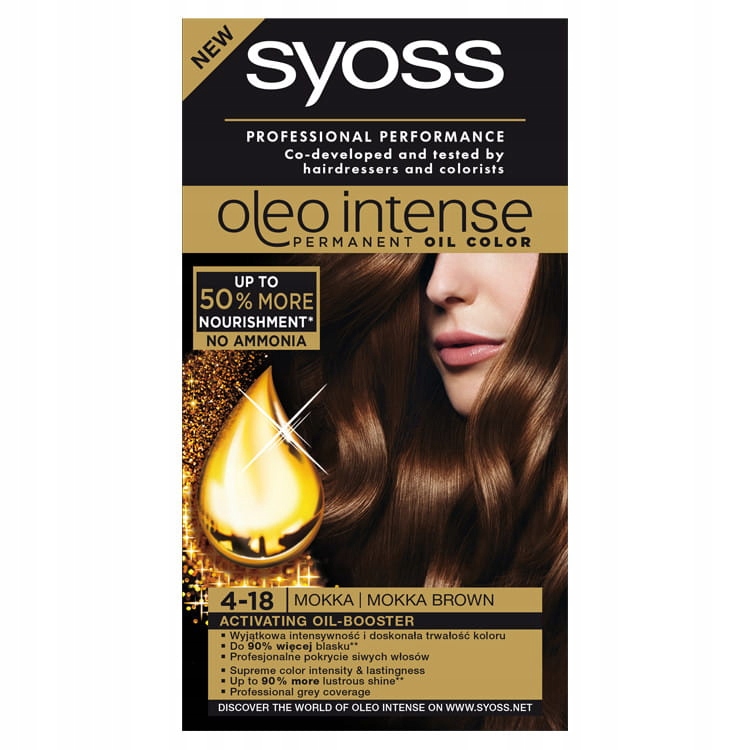 

Syoss Oleo Intense Farba 4-18 mokka