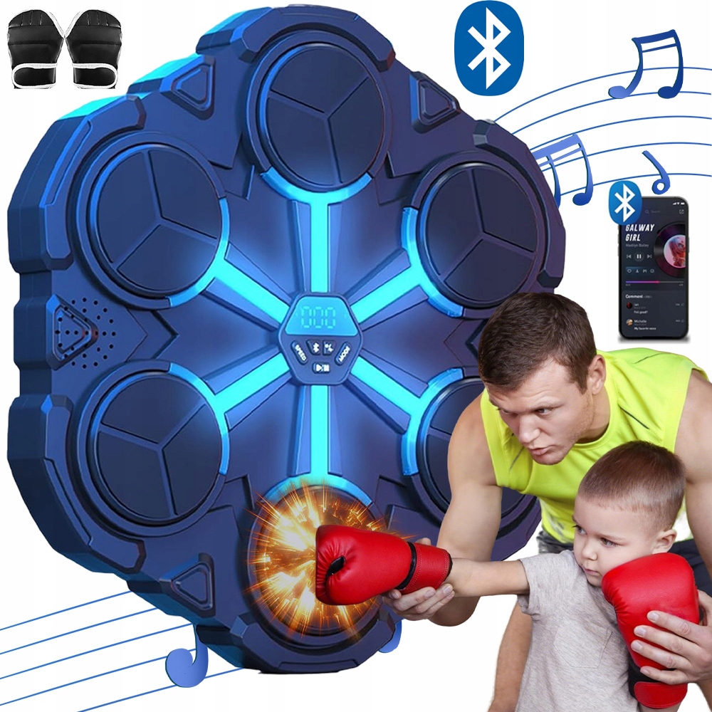 Bluetooth Elektronická Hudba Boxerský Štít S Bluetooth Připojením