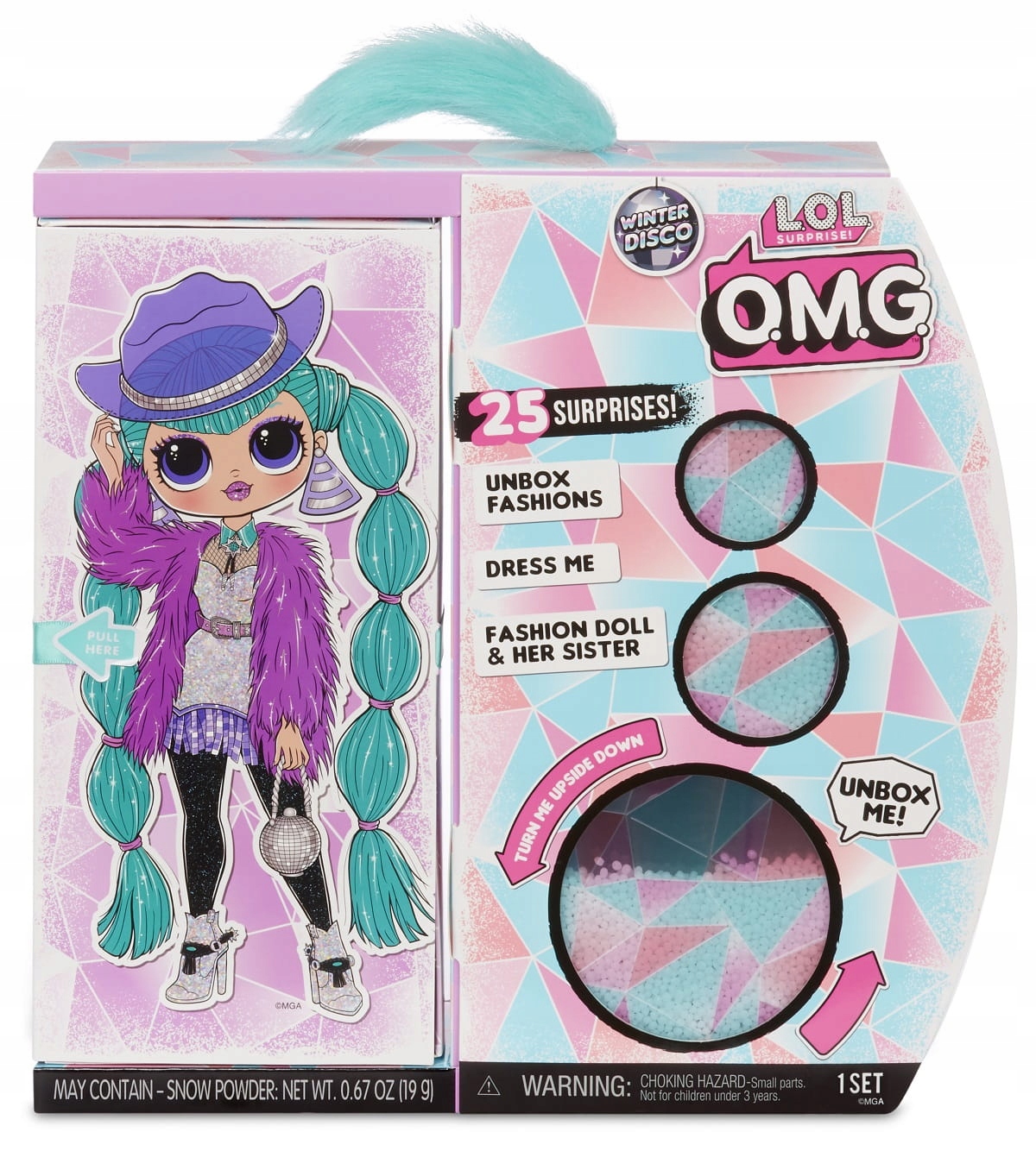 Lol Surprise Omg Winter Disco lalka Cosmic Nova i Cosmic Queen O.m.g