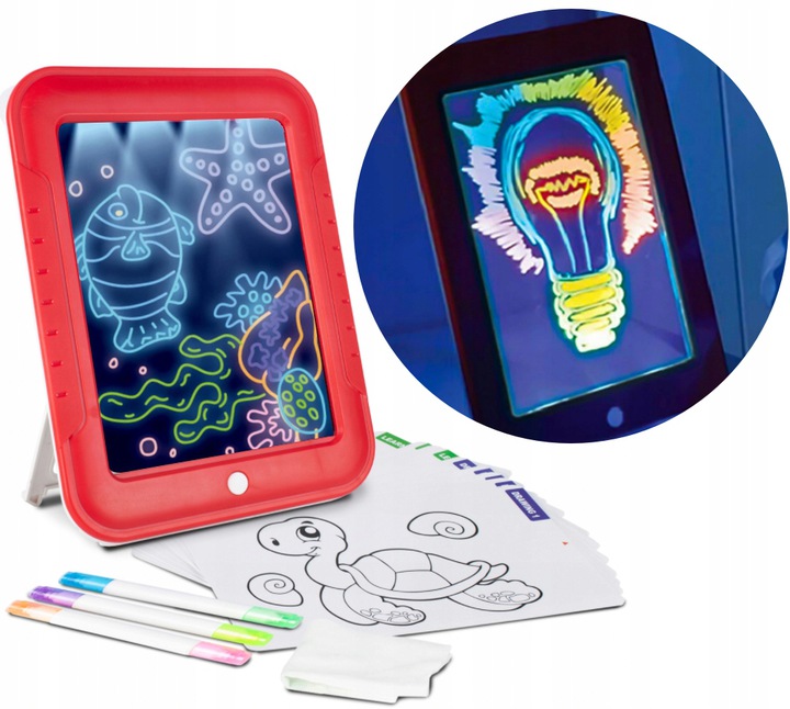 PROJEKTOR RZUTNIK DO RYSOWANIA 32 SLAJDY + TABLET + GRATIS | PREZENT ŚWIĘTA Szerokość produktu 31 cm