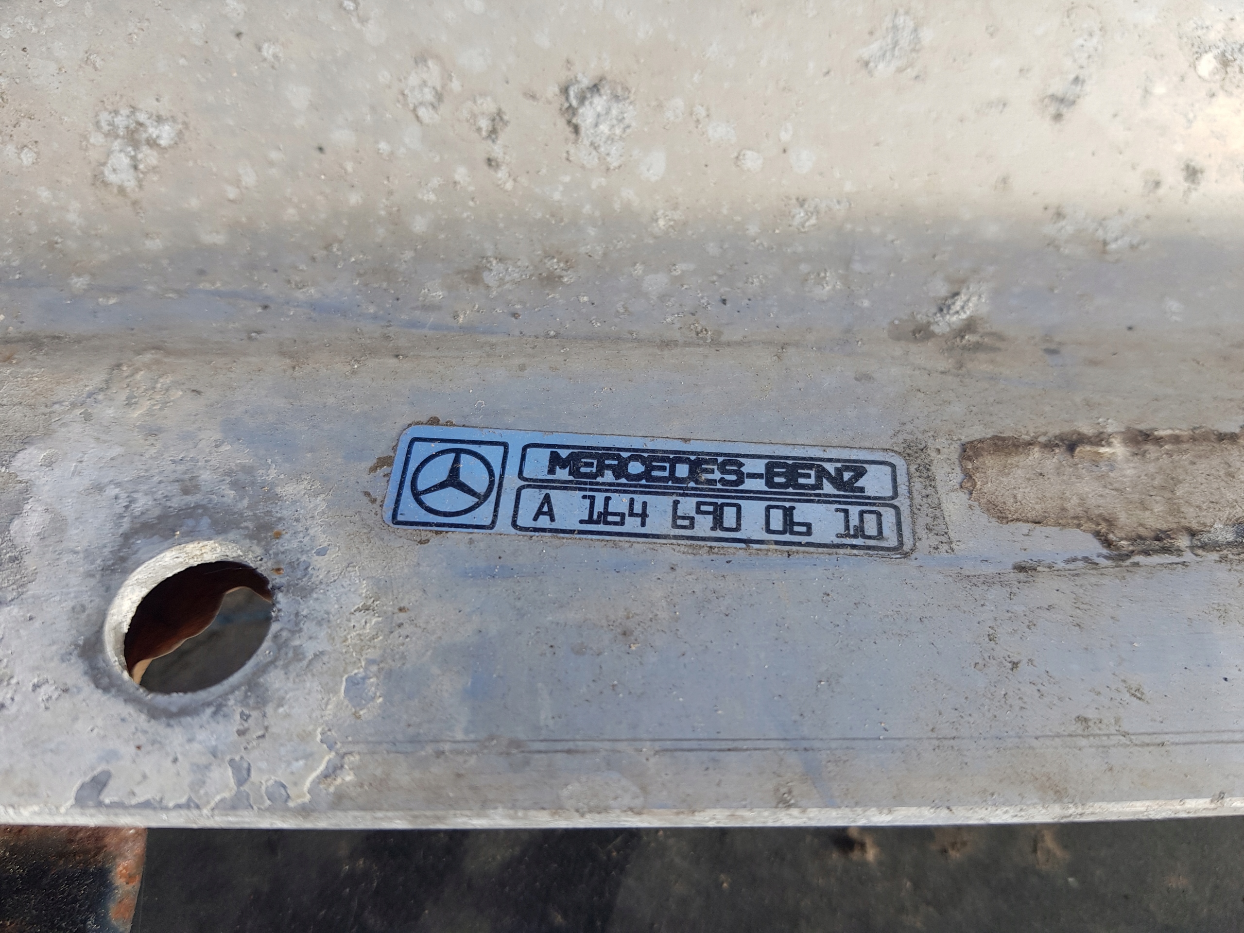 right threshold MERCEDES ML W164 cap moulding STOPIEN