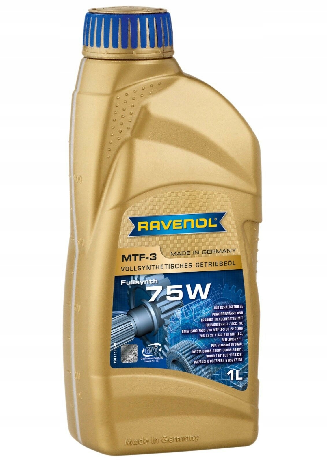 

Olej przekładniowy Ravenol MTF-3 75W 1L