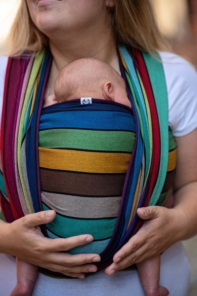 Chust tkana LennyLamb - Karuzela Barw 5.2 m.