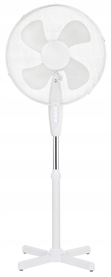 Podlahový Ventilátor 40 CM, Bílý
