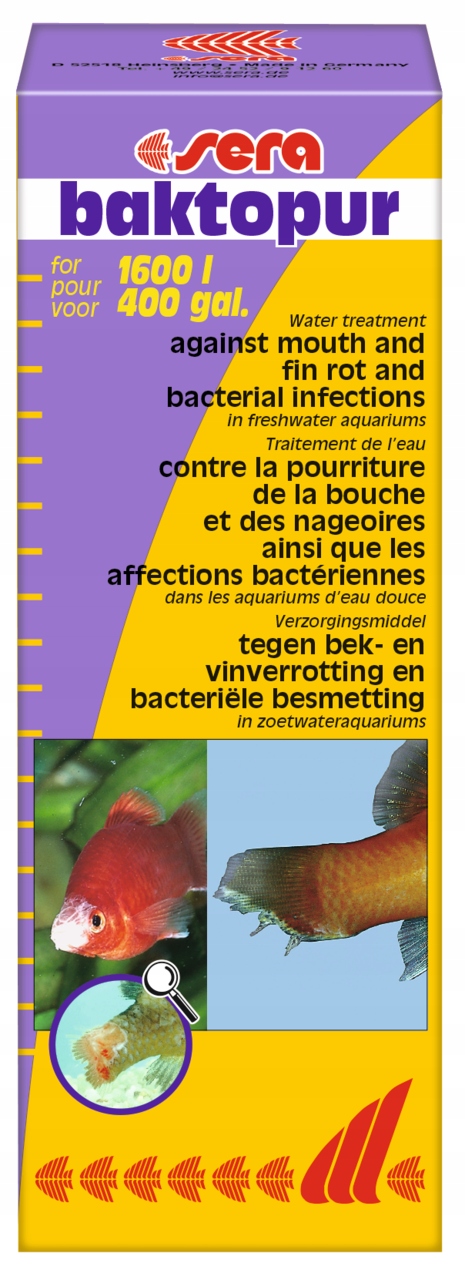 Sera Baktopur 100ML Proti infekcím akvarijních ryb