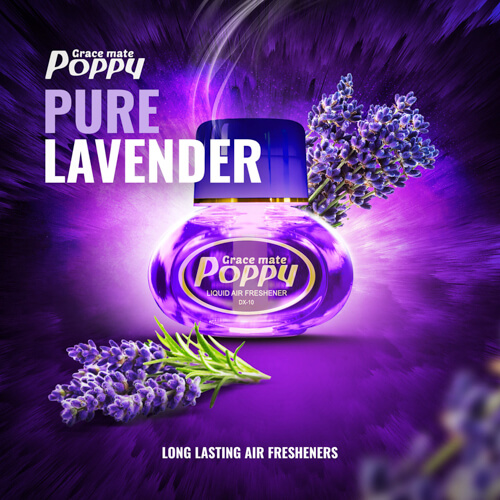 Poppy 150ml Zapach Samochodowy Lawenda