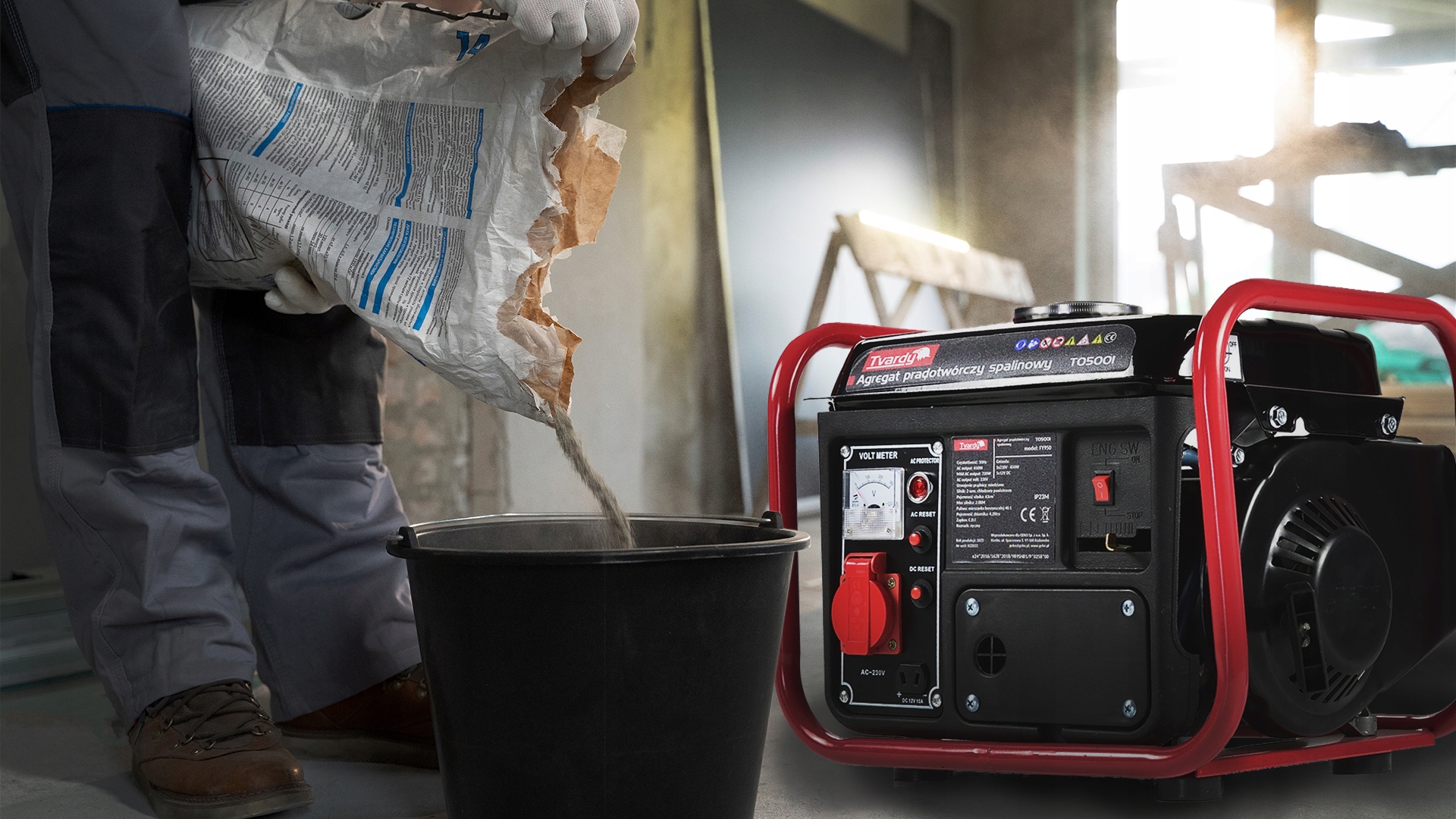 Agregat prądotwórczy generator prądu MIEDŹ 230V 2KM Tvardy + 3X100ml EAN (GTIN) 5901477170676