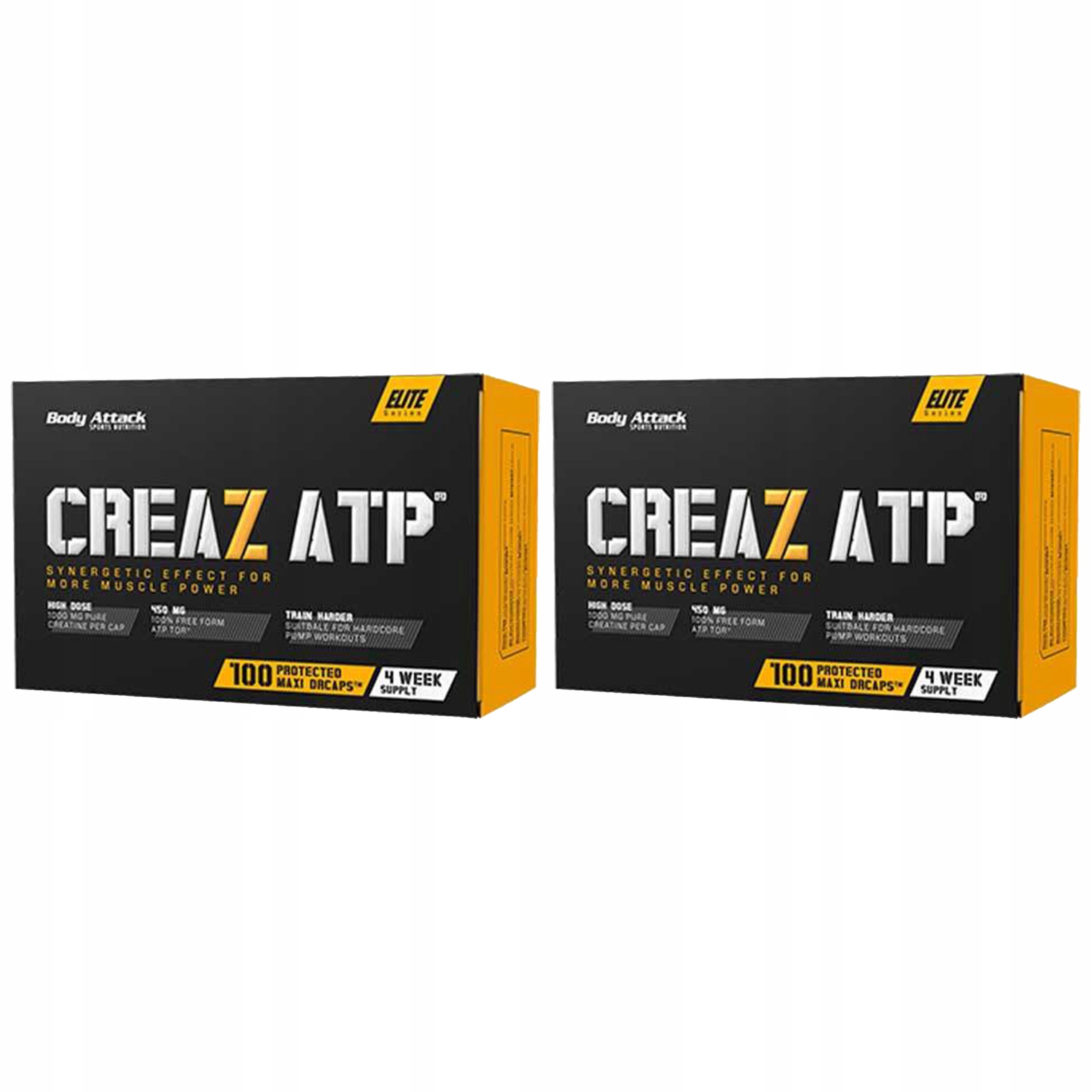 2x Creaz Atp 100 kapslí kreatin zvyšuje sílu svalová hmota energie