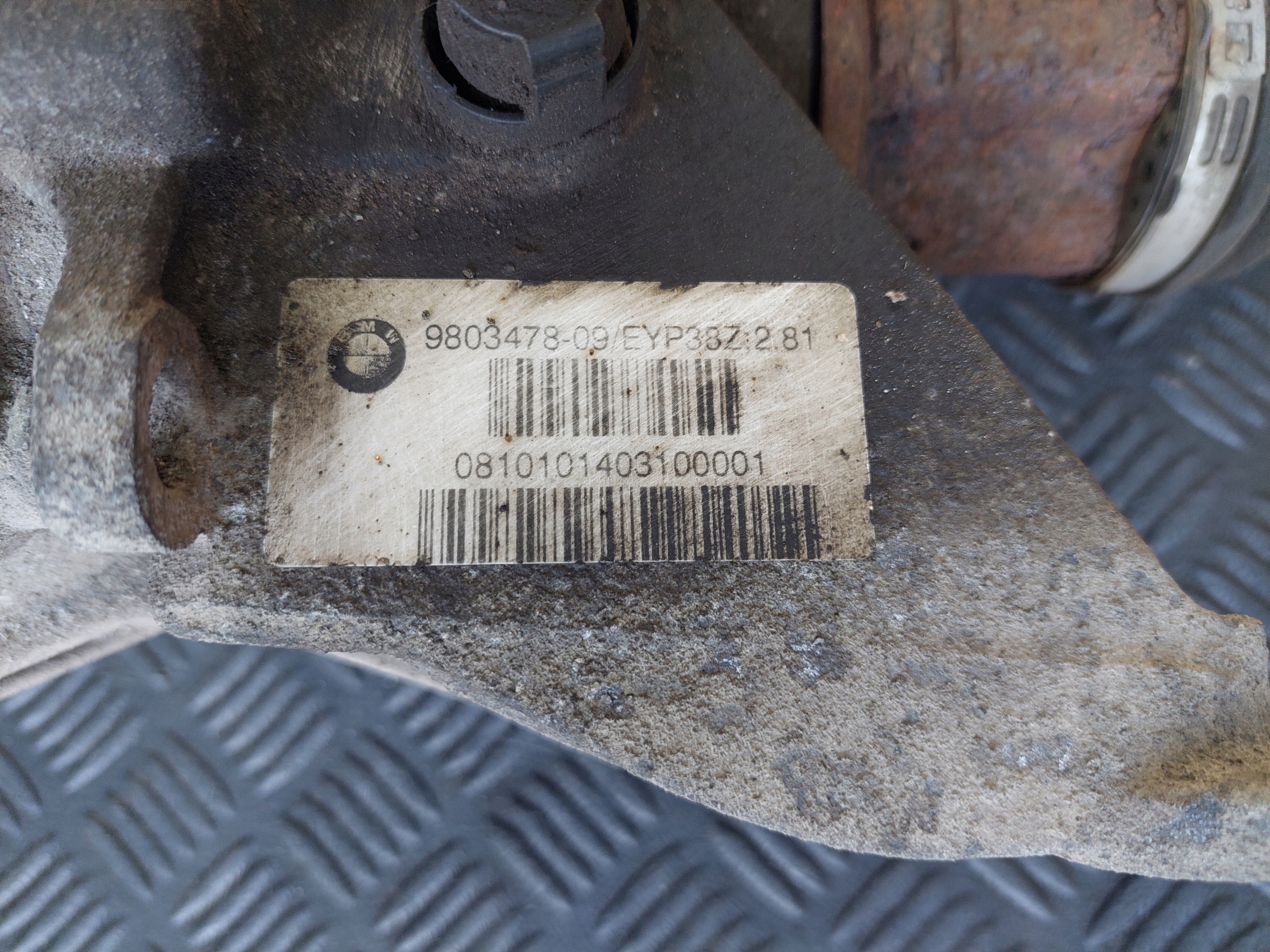 differenciál far hátsó 9803478 1.6 D MINI COUNTRYMAN R60