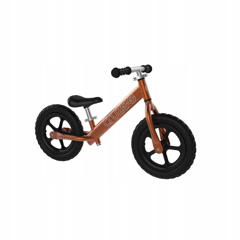 Rowerek biegowy Cruzee 1.9 kg 12" Pomarańczowy/czarne koła. Nev