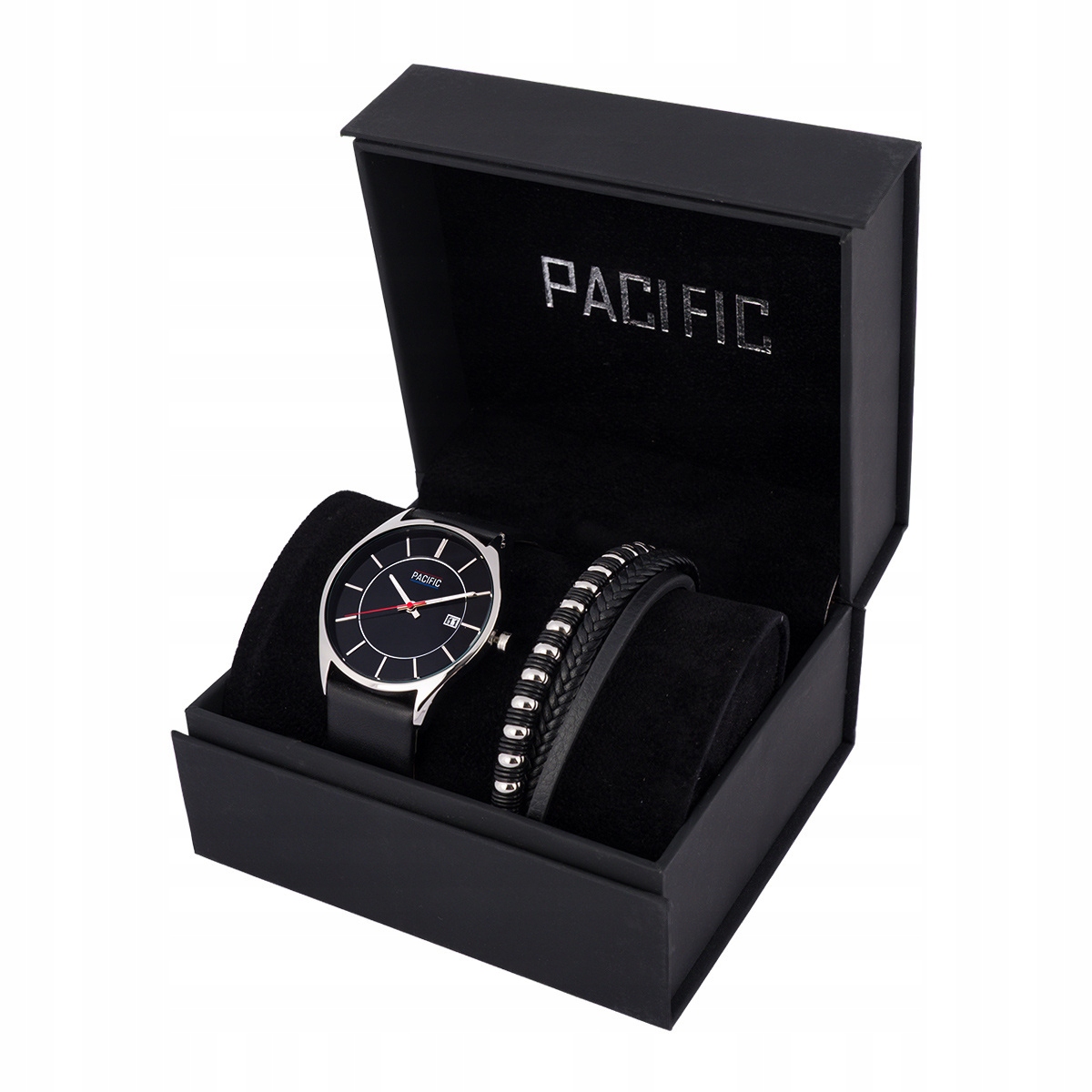 Pacific X0037-07 komplet stříbrný náramek elegantní sada pro
