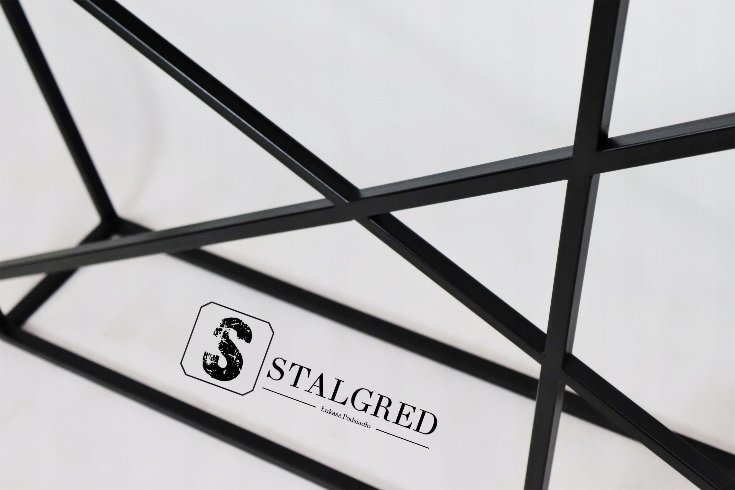 Konsola Do Przedpokoju Loft Industrial Kolor mebla czarny