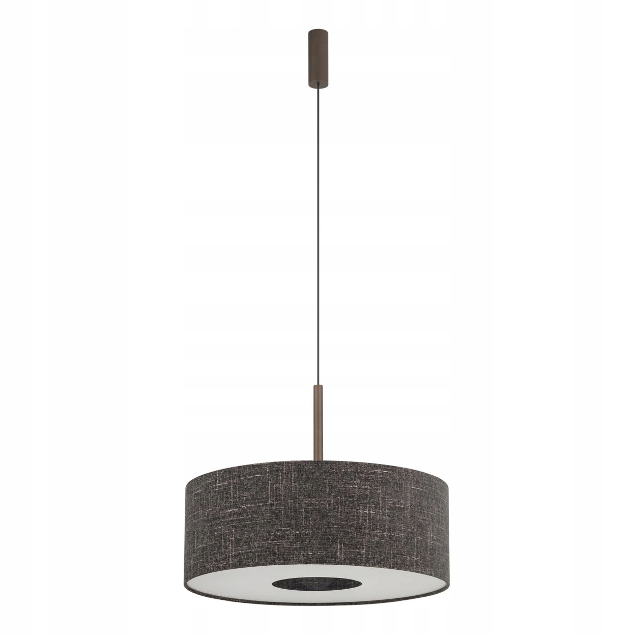 Závesná lampa Amarela M čierna melanž 1xE27 S Tienidlom A Obývacím Osvetlením