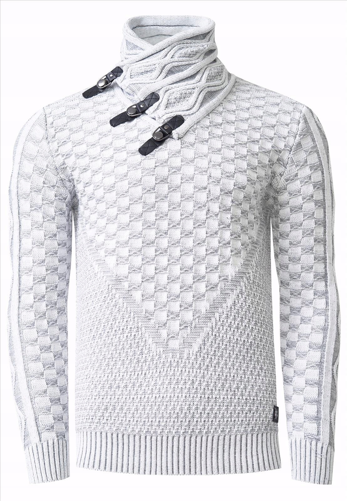 Pánský teplý svetr se stojáčkem, Rolák , silná elastická Mikina