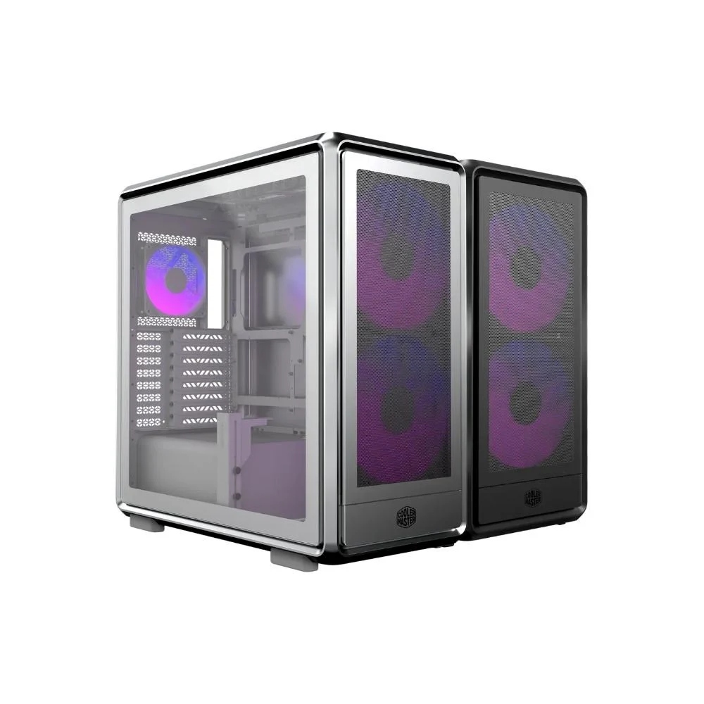Počítačová skrinka Cooler Master MasterFrame 600 Midi Tower strieborná