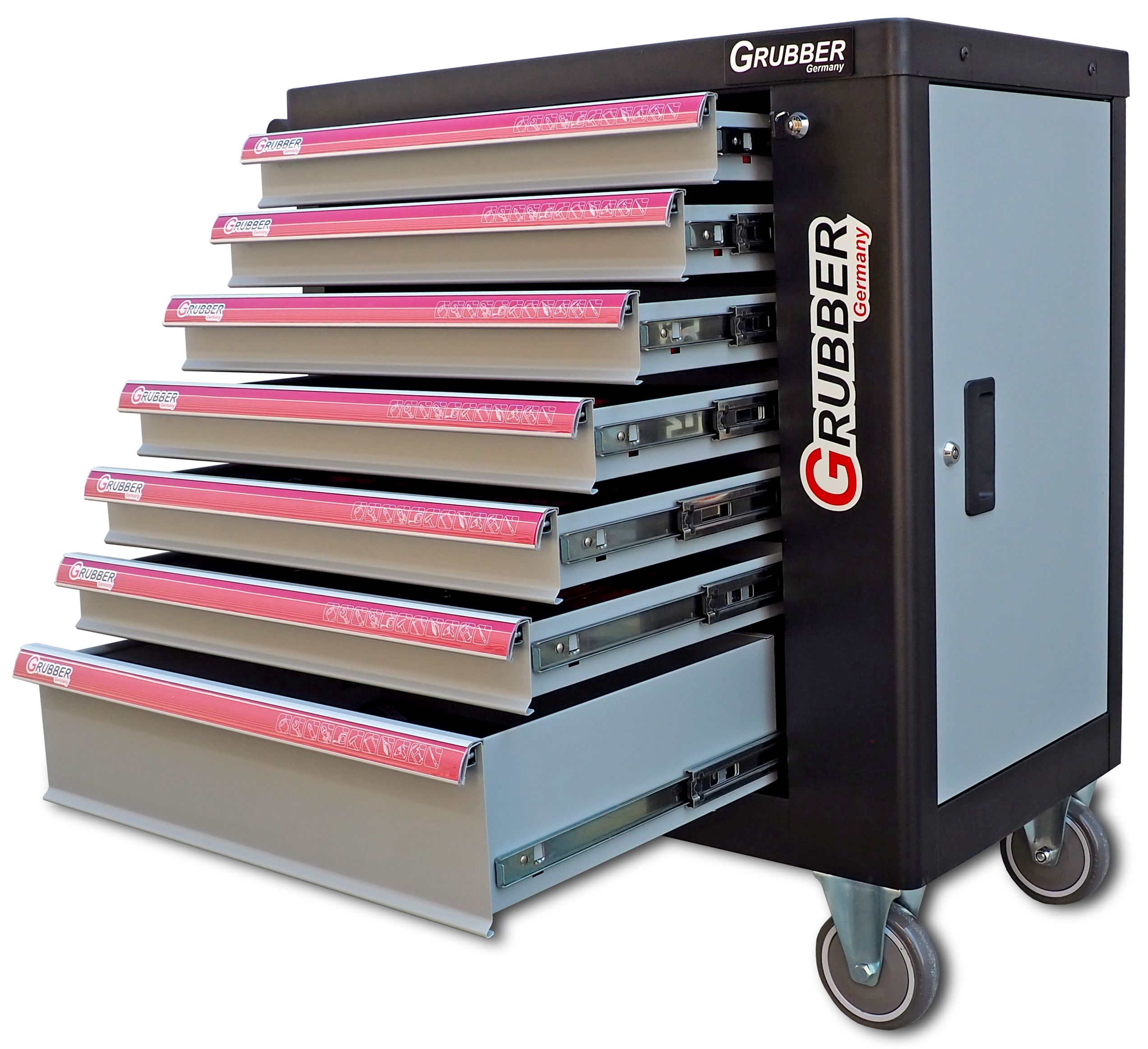 Шкаф, тележка для мастерской с оборудованием 264 elem.