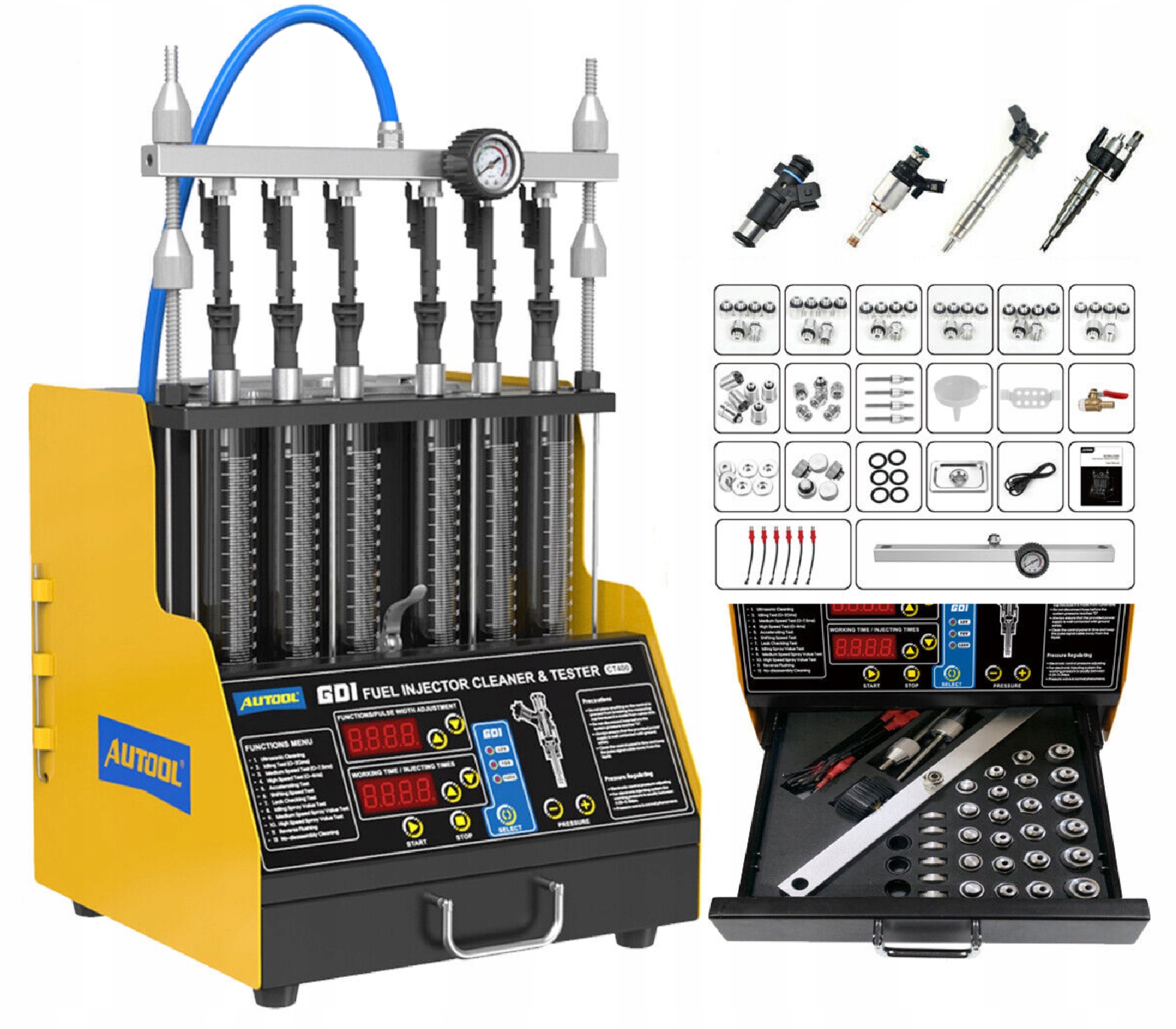 ТЕСТЕР ЧИСТКИ ИНЖЕКТОРА AUTOOL CT400