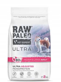 Levně Raw Paleo Ultra Pork Medium&Large Adult 10 kg s vepřovým masem pro dospělé psy